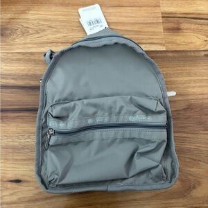 LeSportsac Gray Backpack Minimalist Design Durable Material